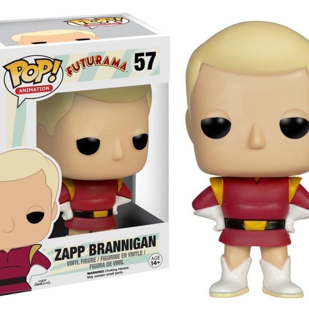 FUNKO POP ~ Futurama #57 ~ ZAPP BRANNIGAN ~ New in Box